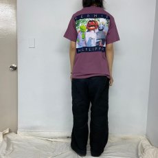 画像5: 90's The Muppets USA製 "KERMIE HILFLIPPER" TOMMYパロディTシャツ L 未使用タグ付き (5)