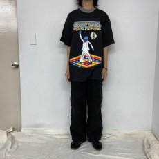 画像3: 90's "SESAME STREET FEVER" USA製 映画パロディTシャツ XL (3)