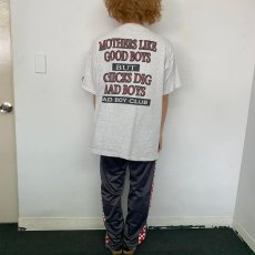 画像5: 90's BAD BOY CLUB USA製 メッセージプリントTシャツ XL (5)