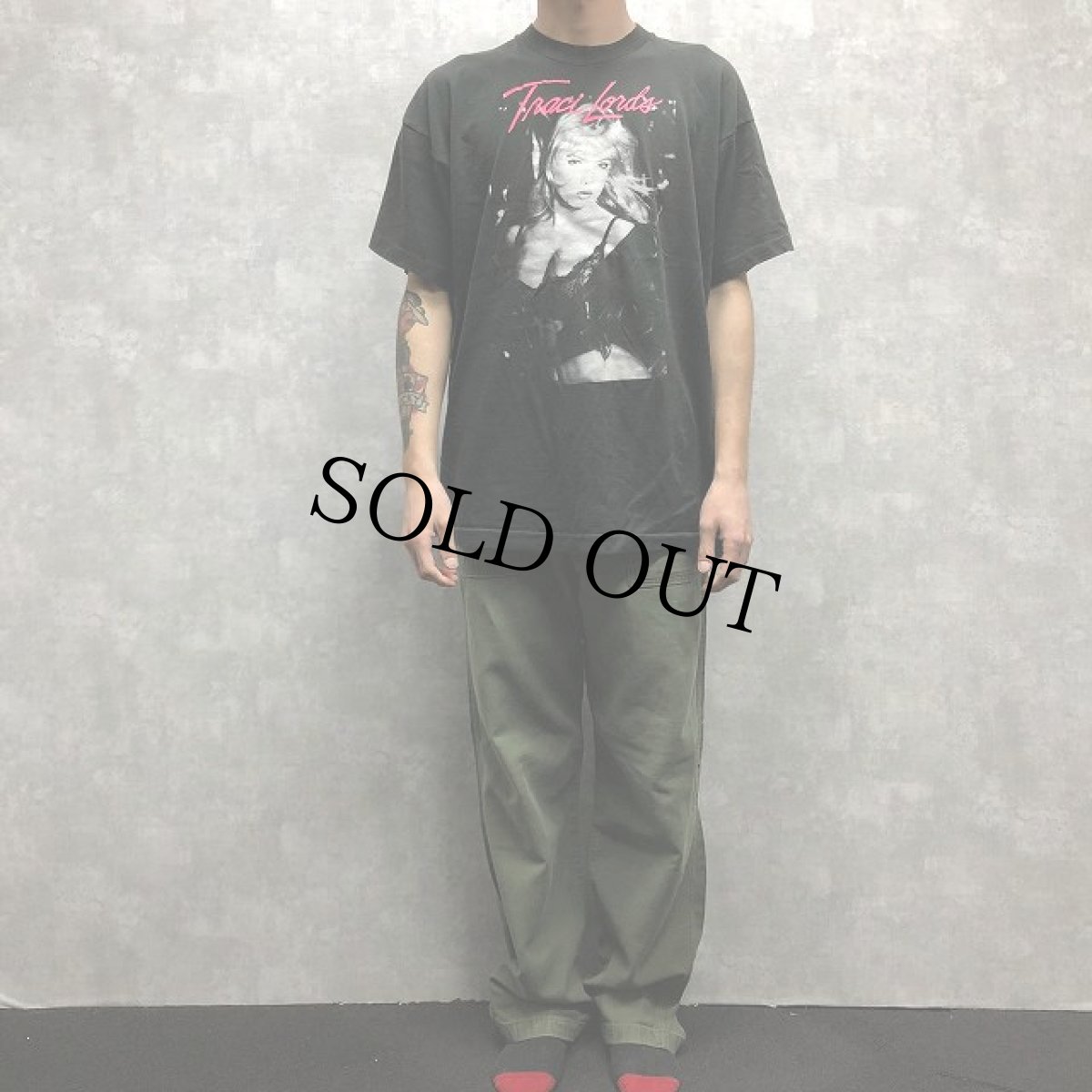 画像2: 90's Traci Lords USA製 フォトプリントTシャツ XL (2)