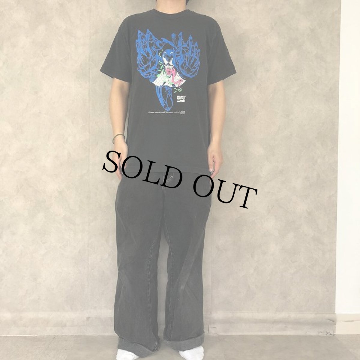 画像2: 90's MARVEL USA製 "VENOM" プリントTシャツ L (2)