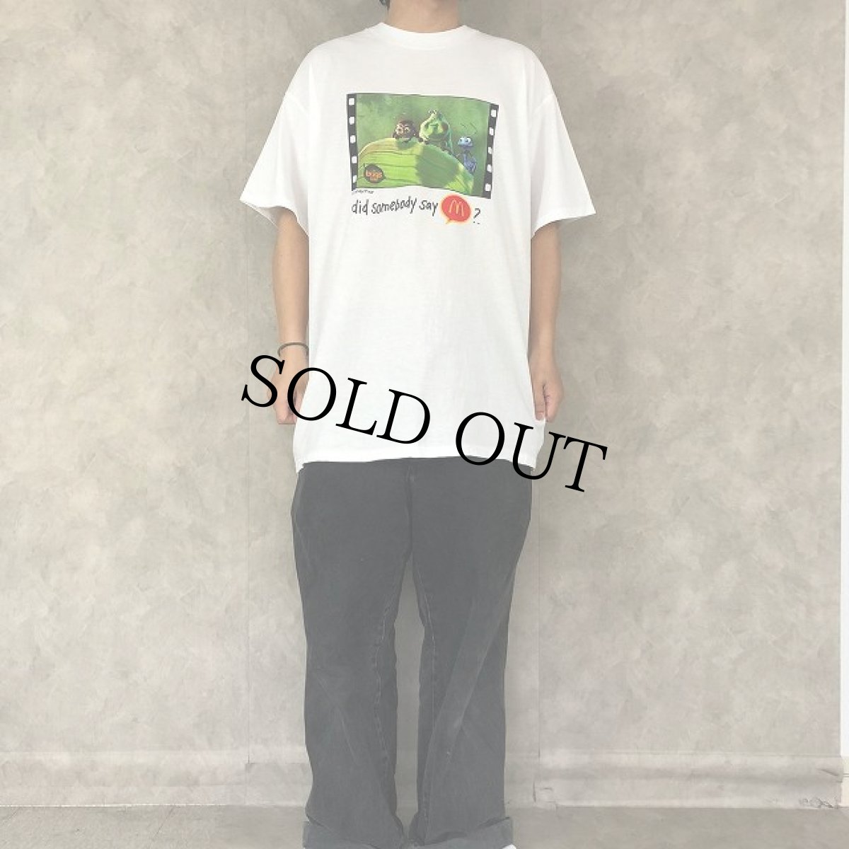 画像3: 90's A Bugs Life×Mcdonald's 映画プリントTシャツ XL (3)