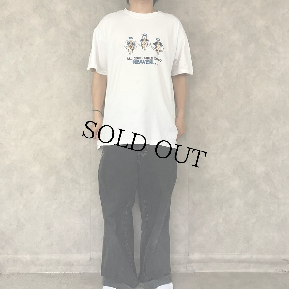 画像3: The Powerpuff Girls キャラクタープリントTシャツ XL (3)