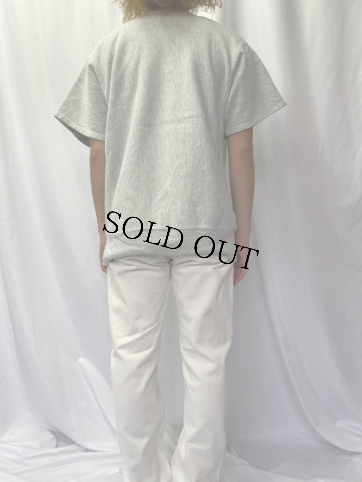 画像4: 80's Champion REVERSE WEAVE トリコタグ USA製 グリーンステッチ XL (4)