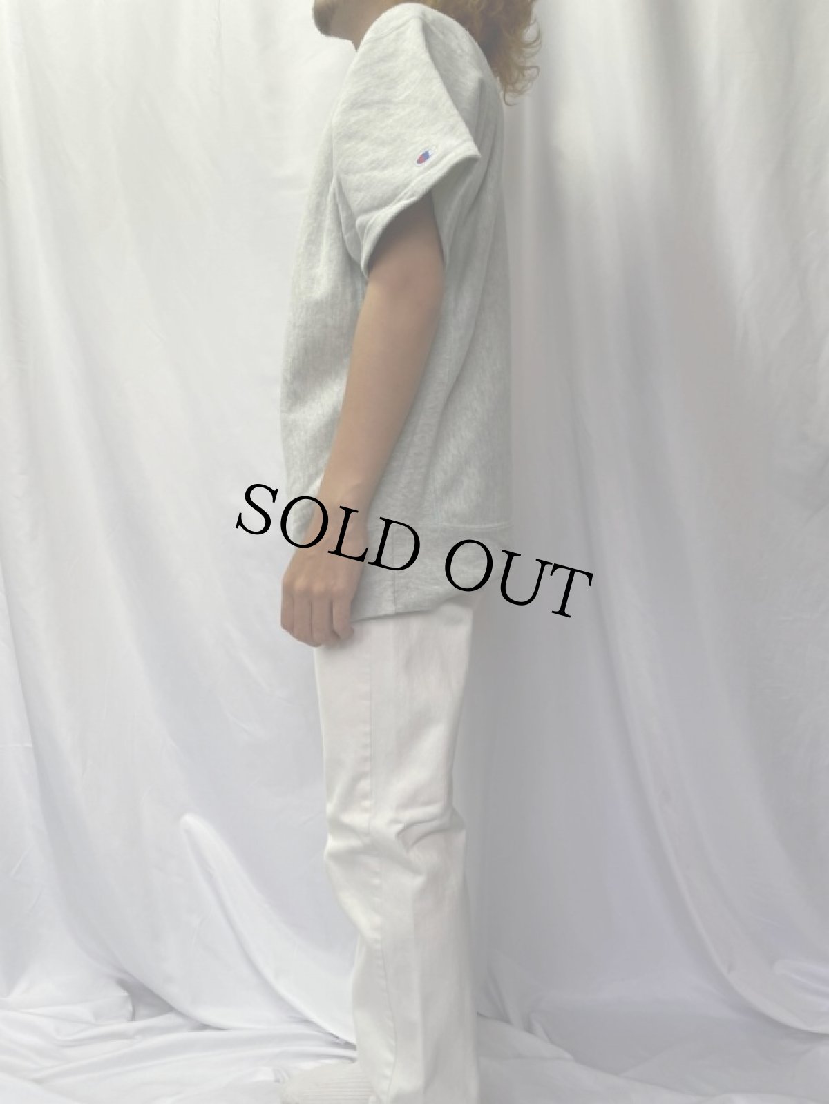 画像3: 80's Champion REVERSE WEAVE トリコタグ USA製 グリーンステッチ XL (3)