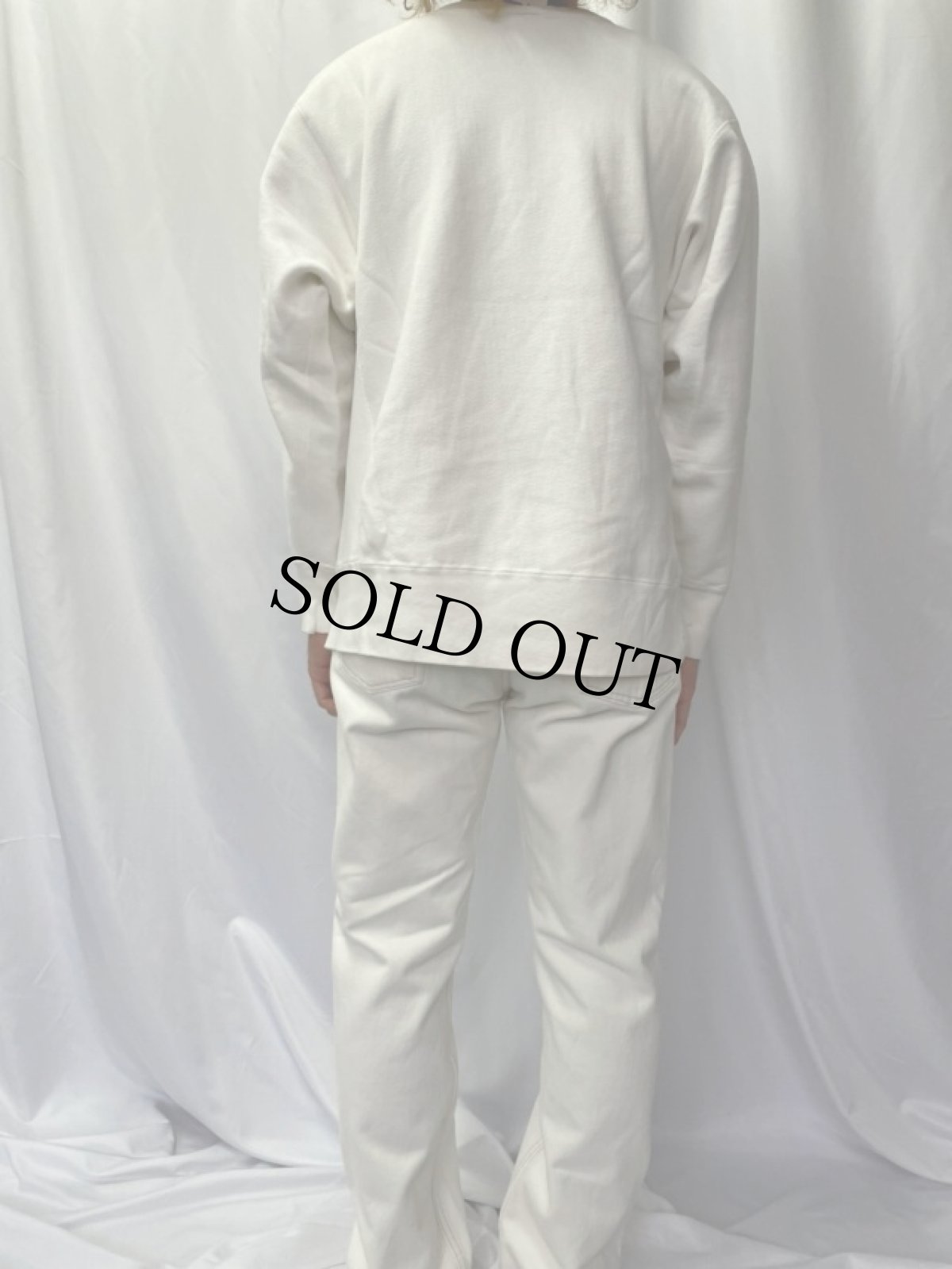 画像4: 80's Champion REVERSE WEAVE トリコタグ USA製 "IOWA" ホワイト L (4)