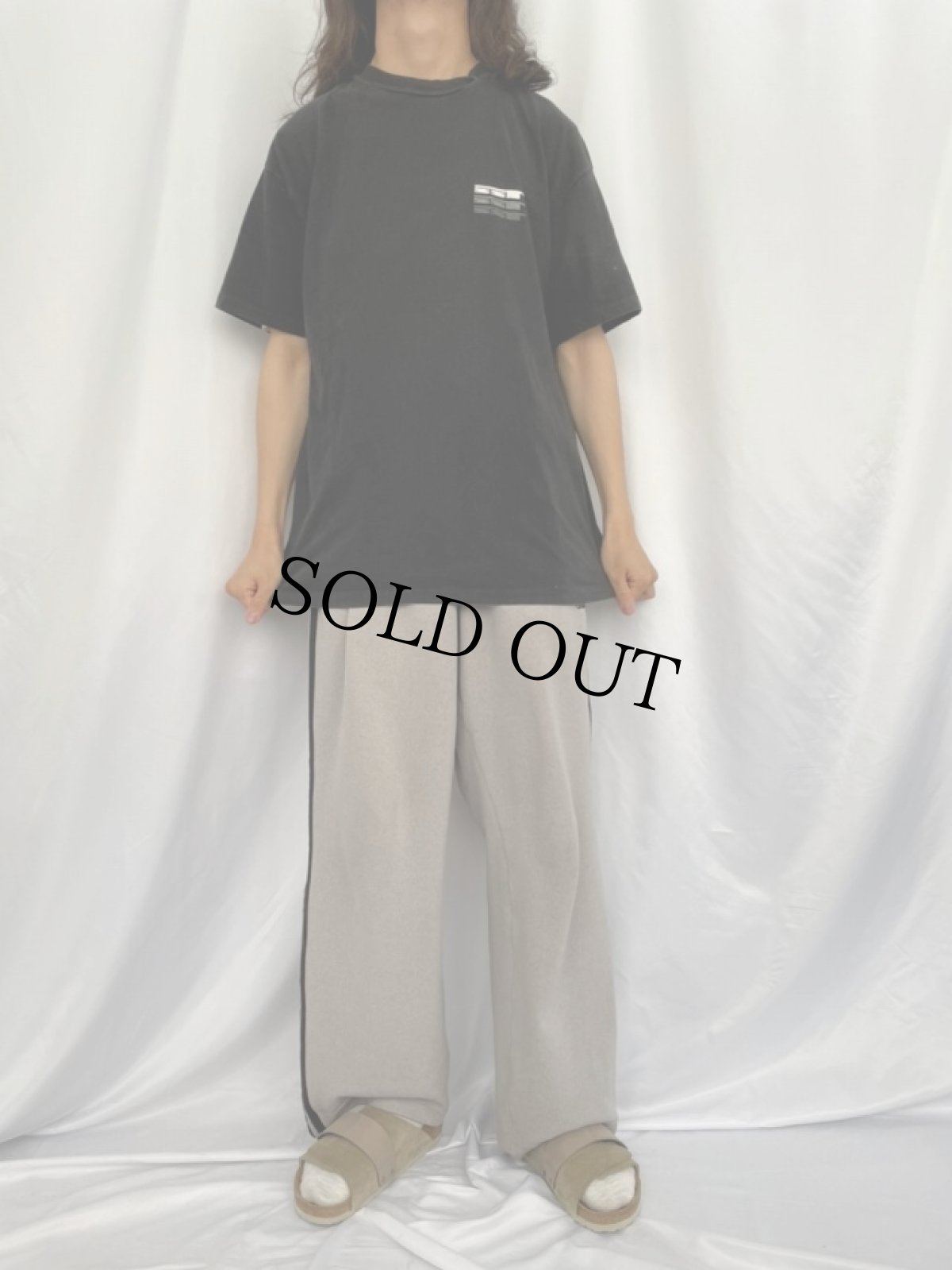 画像2: 90's SST Records USA製 ロゴプリント レコードレーベルTシャツ XL (2)