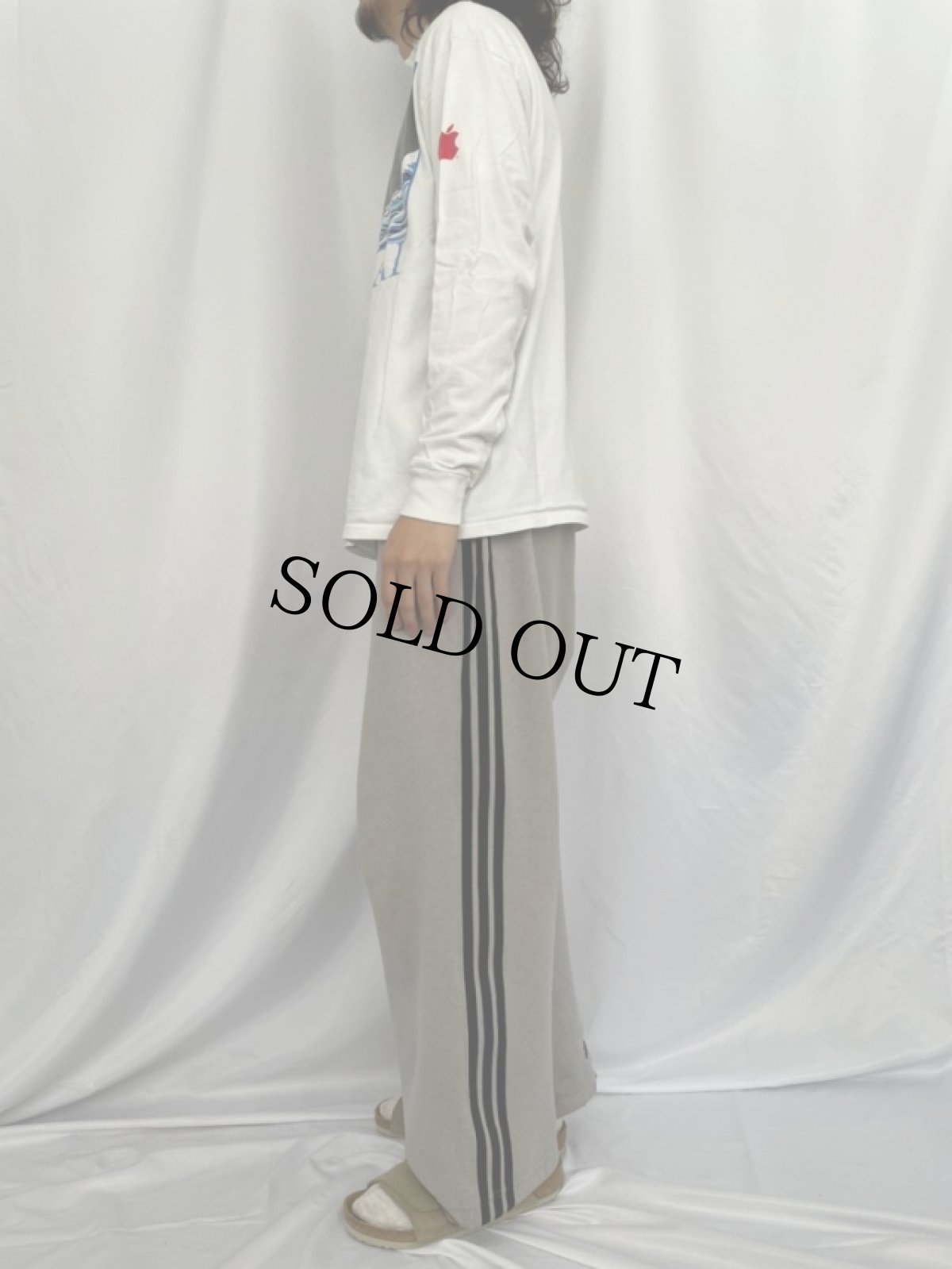 画像3: 80's Apple HOKUSAI "The Great Wave" モックネックロンT XL (3)