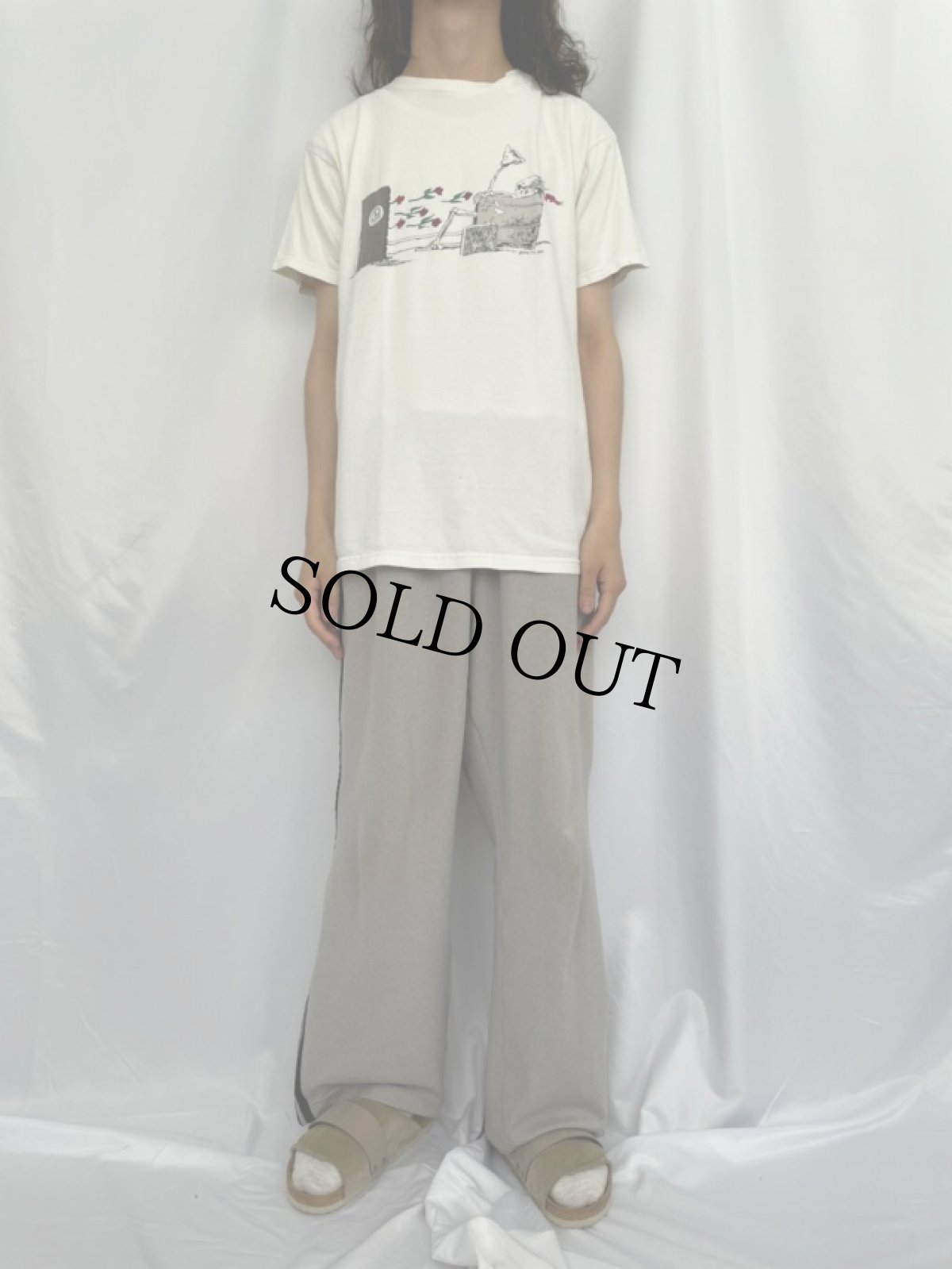 画像2: 90's GRATEFUL DEAD×MAXELL ロックバンドTシャツ L (2)