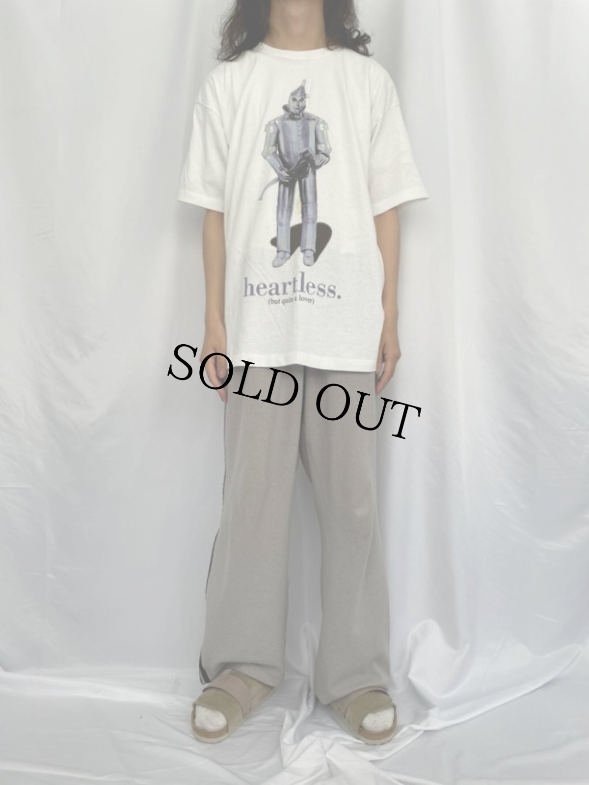 画像2: 90's The Wonderful Wizard of Oz USA製 "Tin Woodman" イラストプリントTシャツ XL (2)