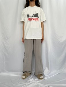 画像2: 90's MAXELL USA製 企業広告プリントTシャツ XL (2)