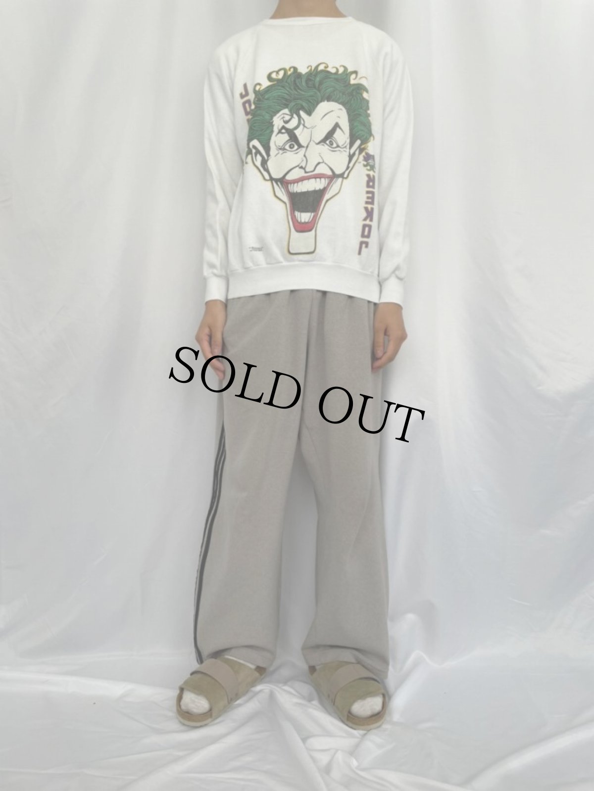画像2: 80's JOKER USA製 キャラクタープリントスウェット L (2)