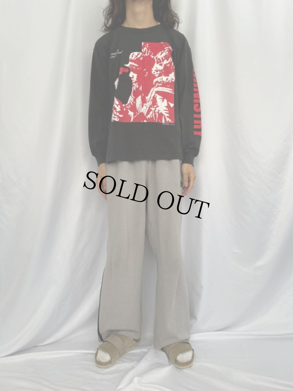 画像2: 90's Ministry USA製 "burning inside" インダストリアルメタルバンドロンT L (2)