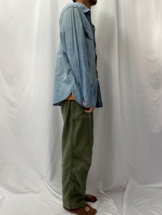 画像3: 50's〜60's BIG YANK "振らしポケット" マチ付き シャンブレーシャツ (3)