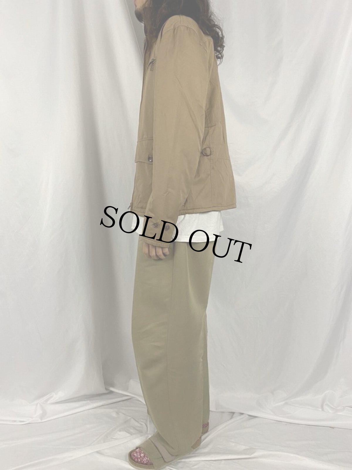 画像4: POLO Ralph Lauren リバーシブル ツイード×コットンジャケット M (4)