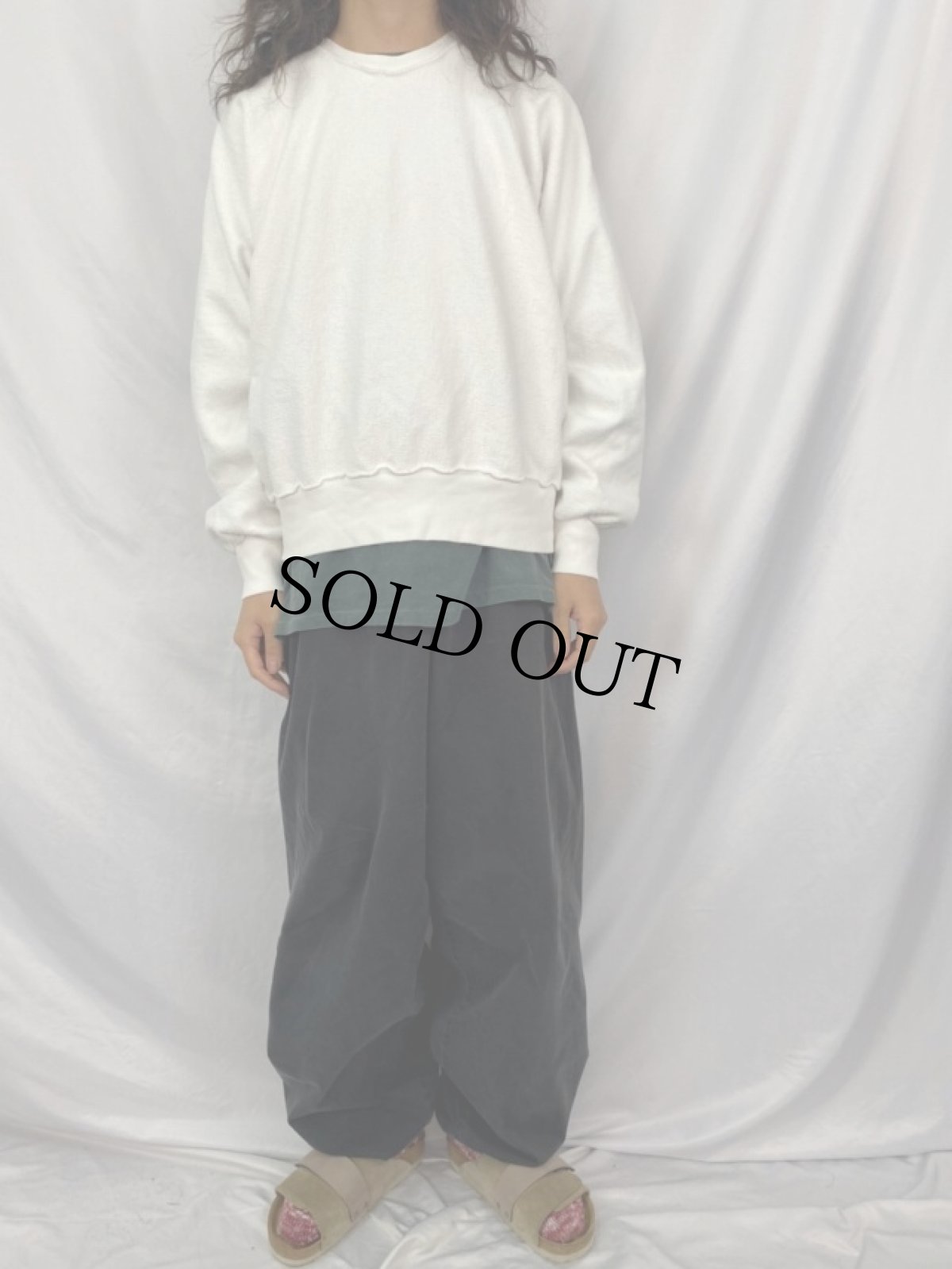 画像2: YEEZY インサイドアウトデザイン スウェット 無地 (2)