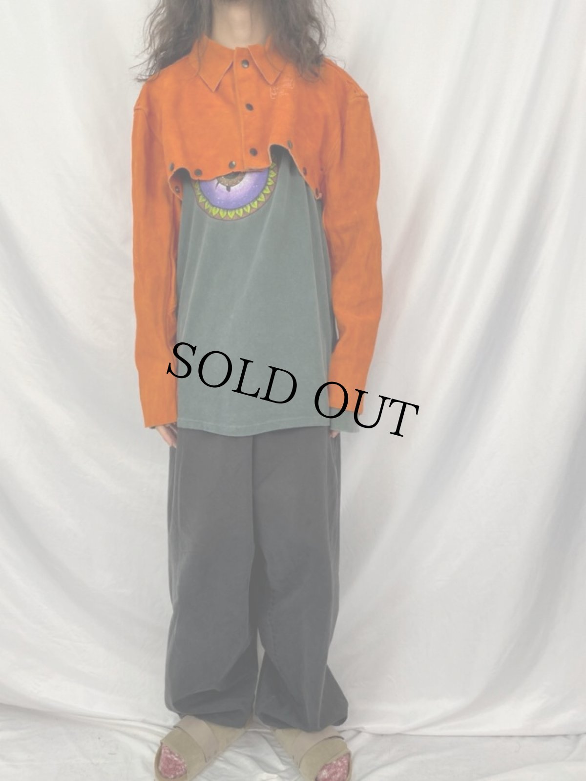 画像2: ウェルダーズ スエードジャケット XL (2)