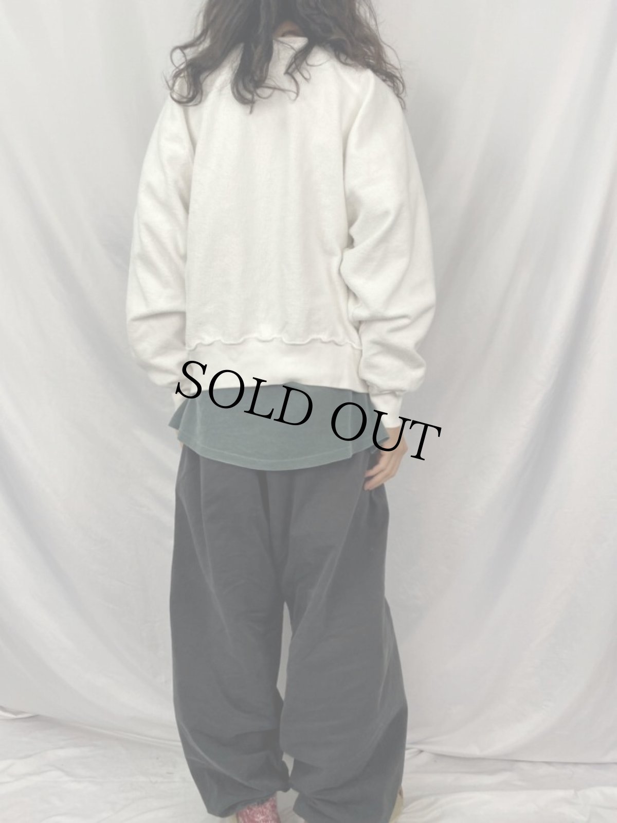 画像4: YEEZY インサイドアウトデザイン スウェット 無地 (4)