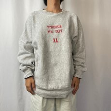 画像2: 90's Sand-Knit USA製 REVERSE WEAVE TYPE "WISCONSIN ATH. DEPT XL" プリントスウェット XL (2)