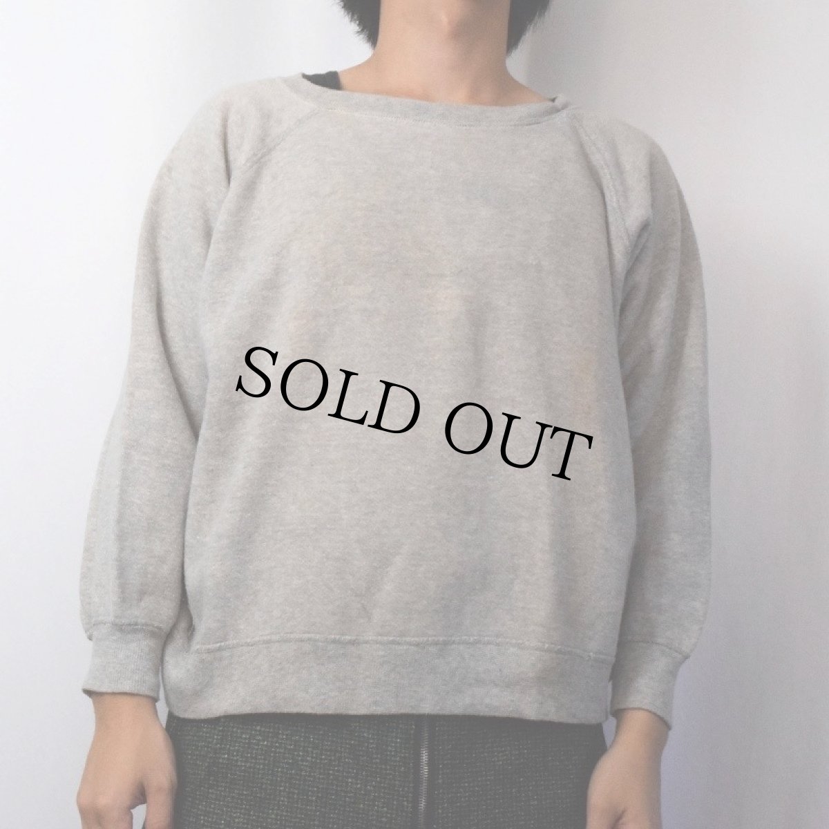 画像2: 50〜60's 無地ラグランスウェット   (2)