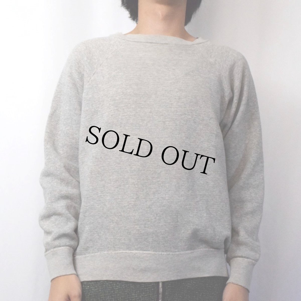 画像2: 60's Hanes 無地ラグランスウェット   (2)