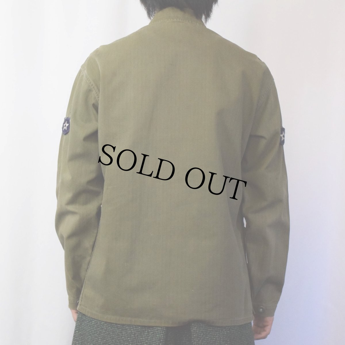 画像3: 40's U.S.NAVY N-3 パッチ付き HBTジャケット  (3)