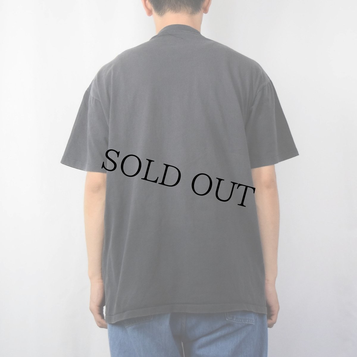 画像3: 90's Accient Oriental Proverb "FUCK THIS SHIT" ジョークプリントTシャツ BLACK (3)