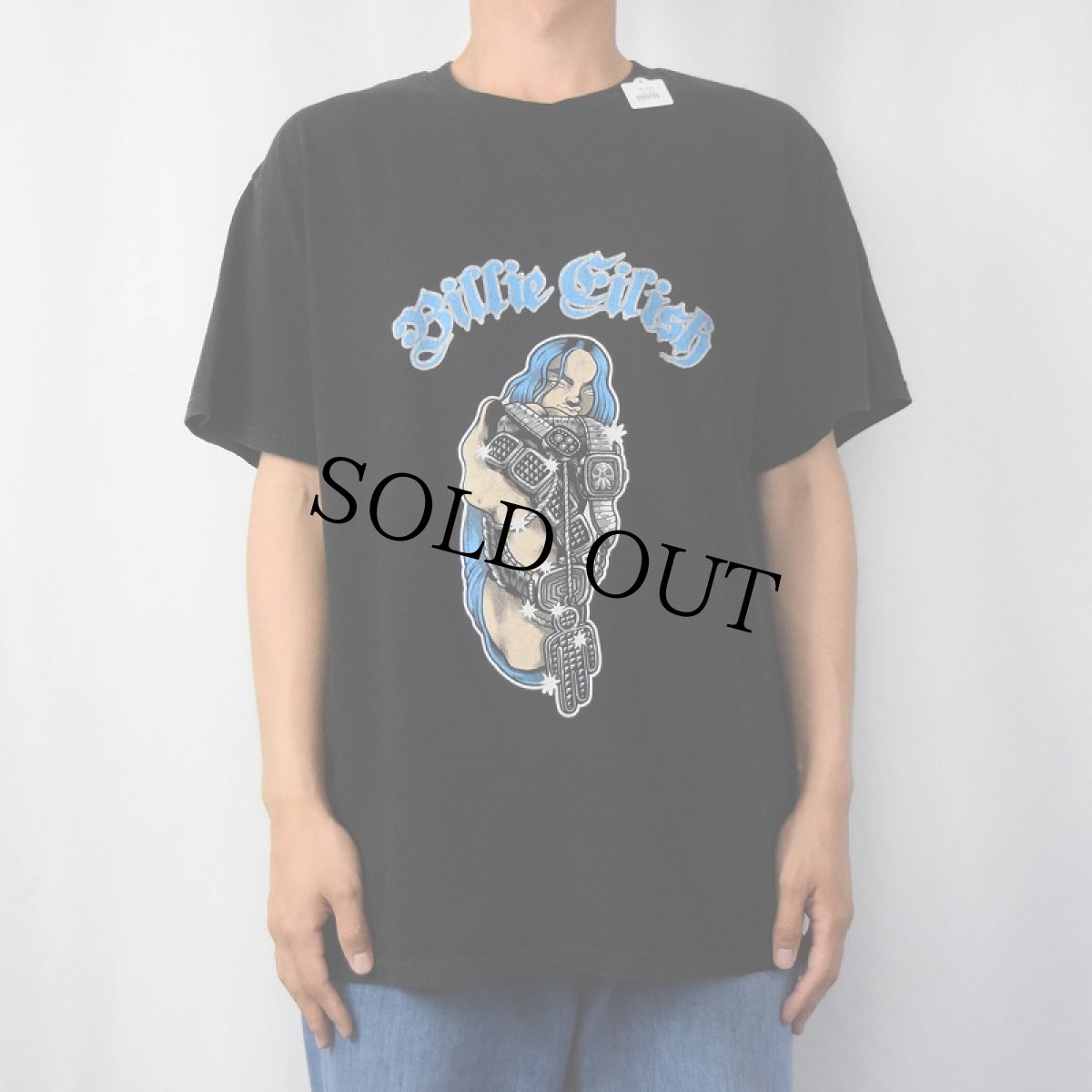 画像2: Billie Eilish ミュージシャンTシャツ BLACK L (2)
