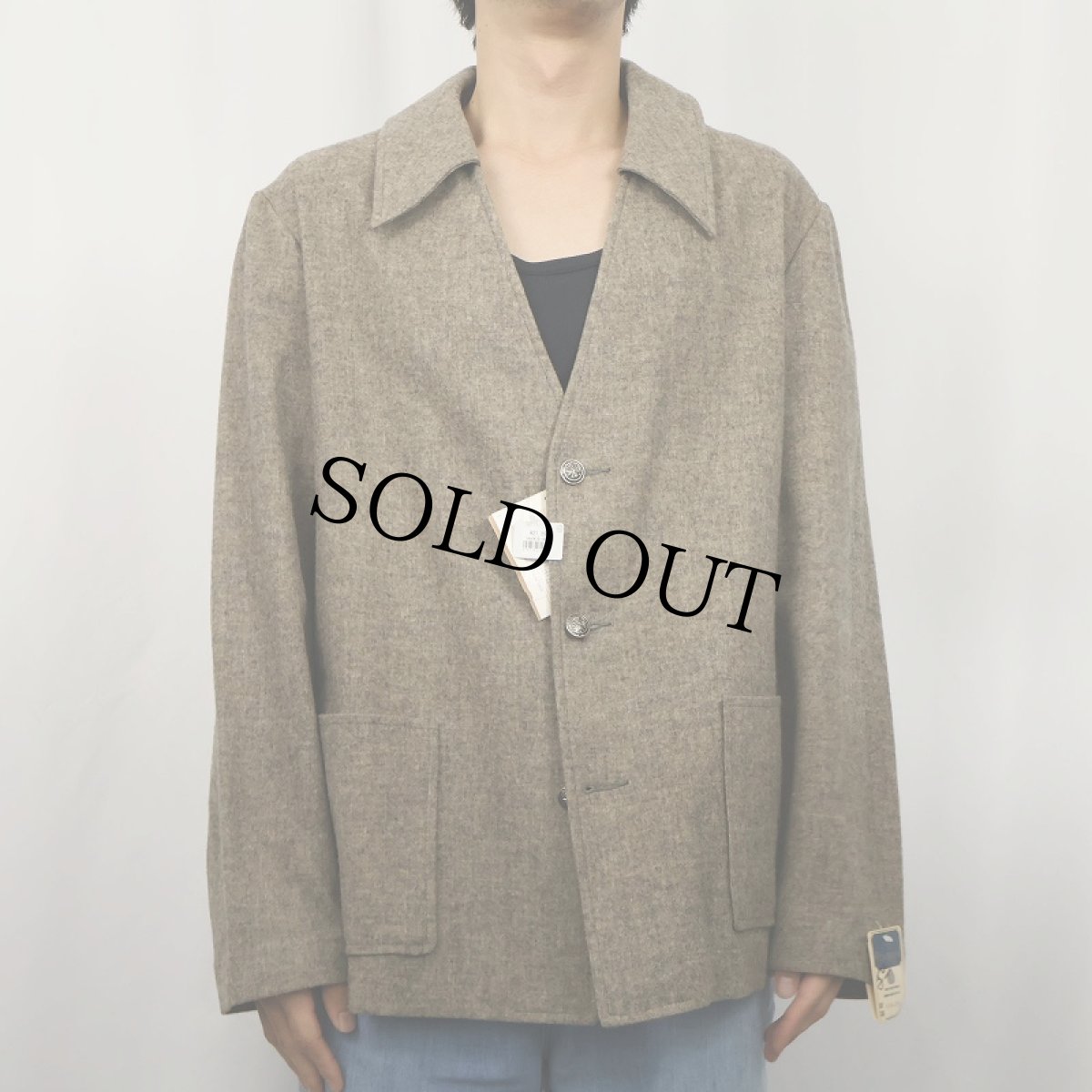 画像2: 70〜80's PENDLETON USA製 ウールシャツジャケット DEADSTOCK L (2)