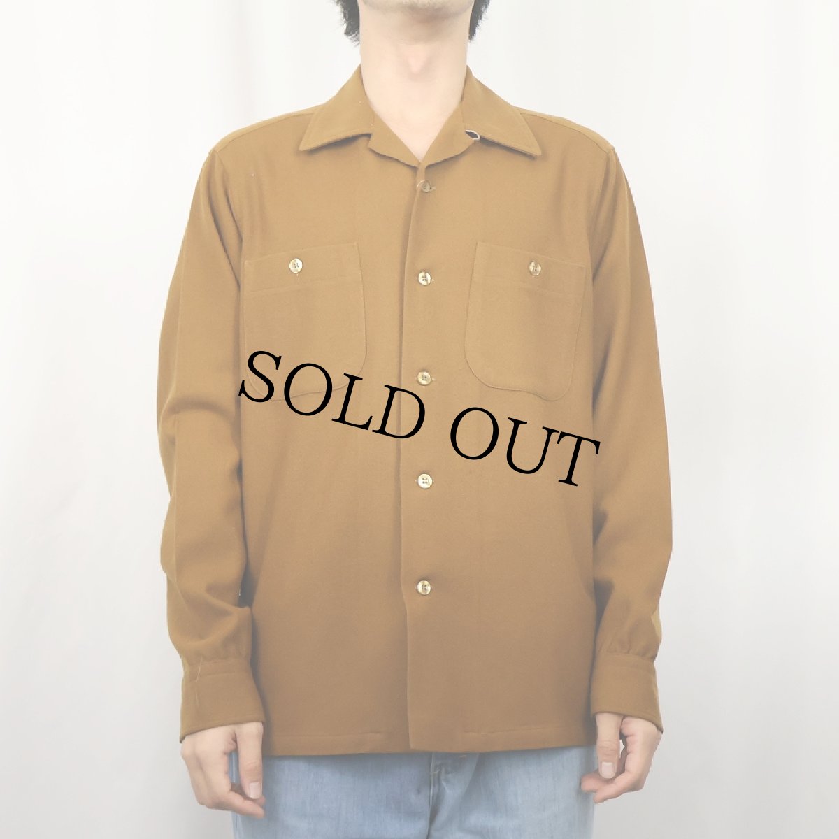 画像2: 70〜80's PENDLETON USA製 ウールオープンカラーシャツ M (2)