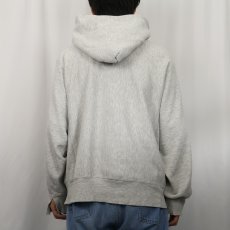 画像3: 80's Champion REVERSE WEAVE トリコタグ USA製 "RANUM" プリントスウェットフーディ L (3)