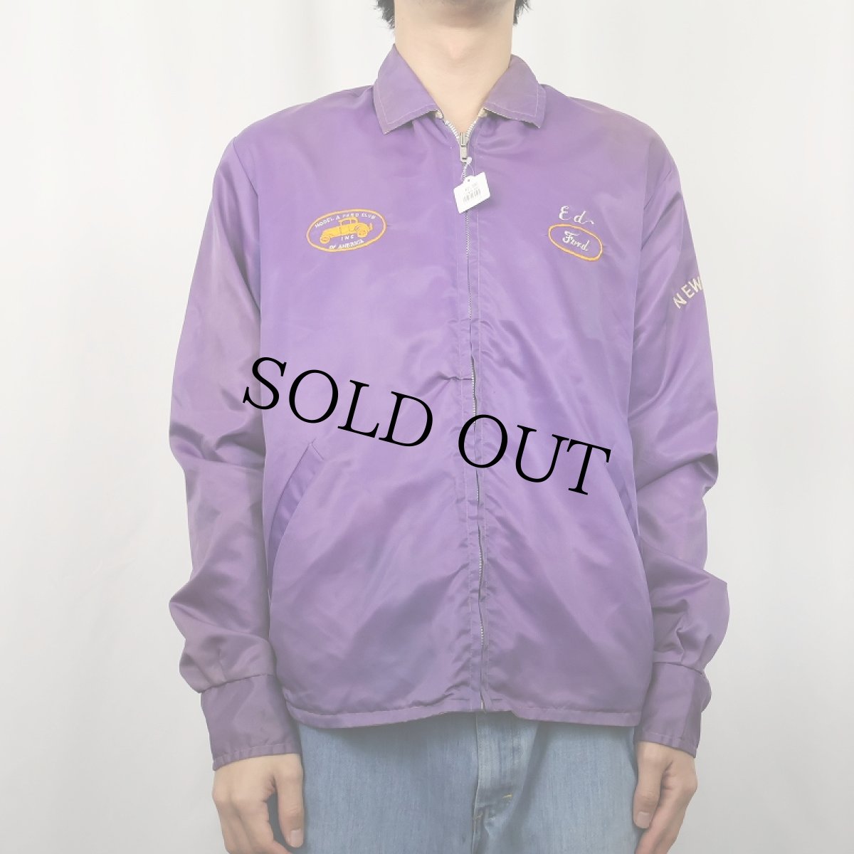 画像3: 80's "MODEL A FORD CLUB OF AMERICA" リバーシブル スーベニアジャケット  (3)