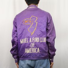 画像4: 80's "MODEL A FORD CLUB OF AMERICA" リバーシブル スーベニアジャケット  (4)