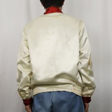 画像3: 60's Holt's Sporting Goods Fab Knit ワッペン付き サテンジャケット SIZE38 (3)