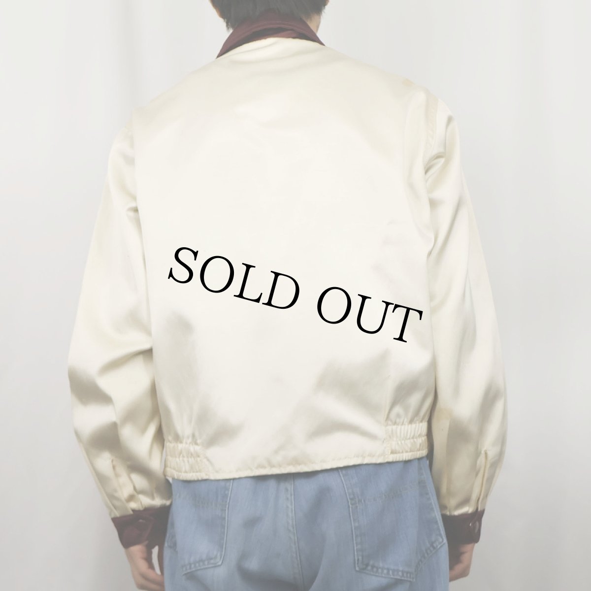 画像3: 50's Holt's Sporting Goods サテンジャケット SIZE40 (3)