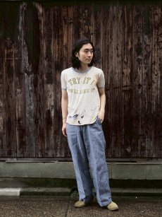画像2: 70〜80's "TRY IT ! YOU'LL LIKE IT" メッセージプリント リンガーTシャツ  (2)