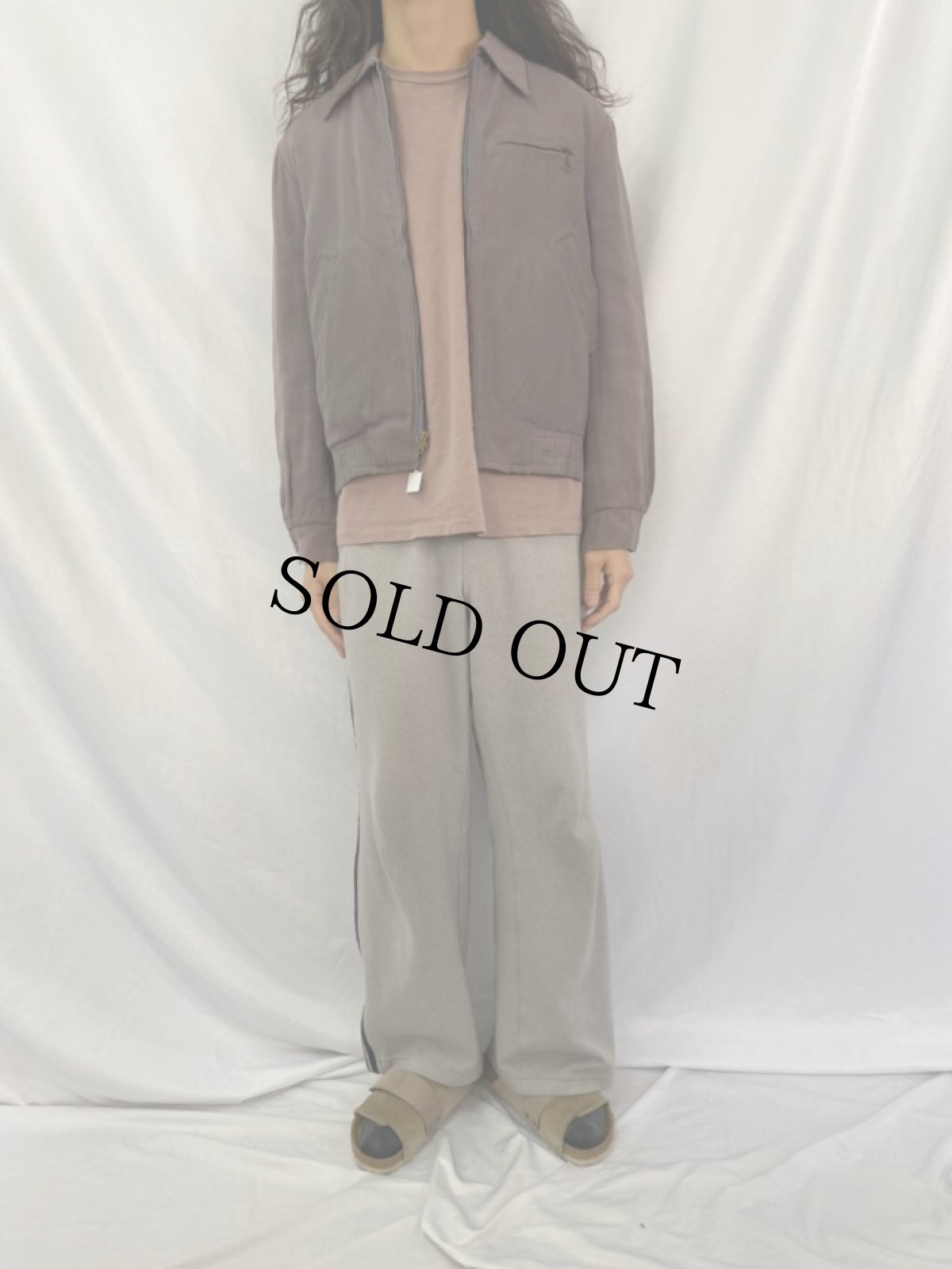 画像2: 50's HERCULES レーヨンギャバジンジャケット (2)