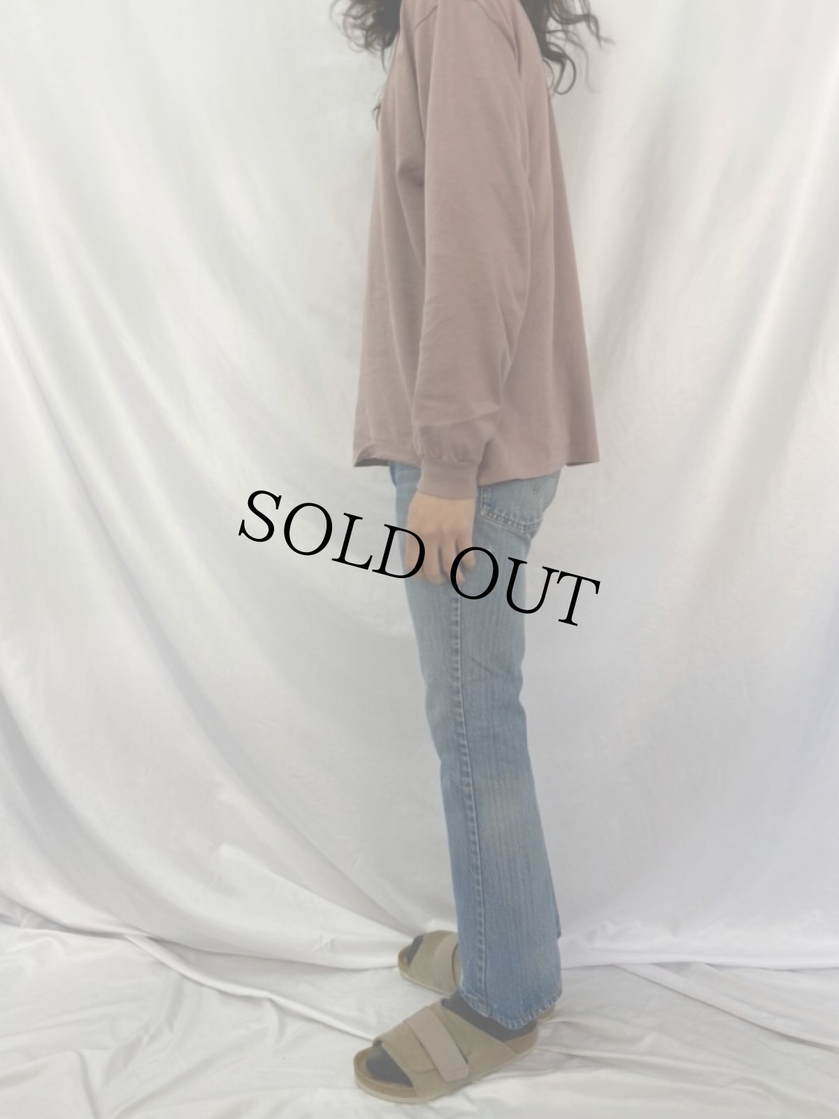 画像3: 70's Levi's 646 CANADA製 オレンジタブ ブーツカットデニムパンツ W30 (3)