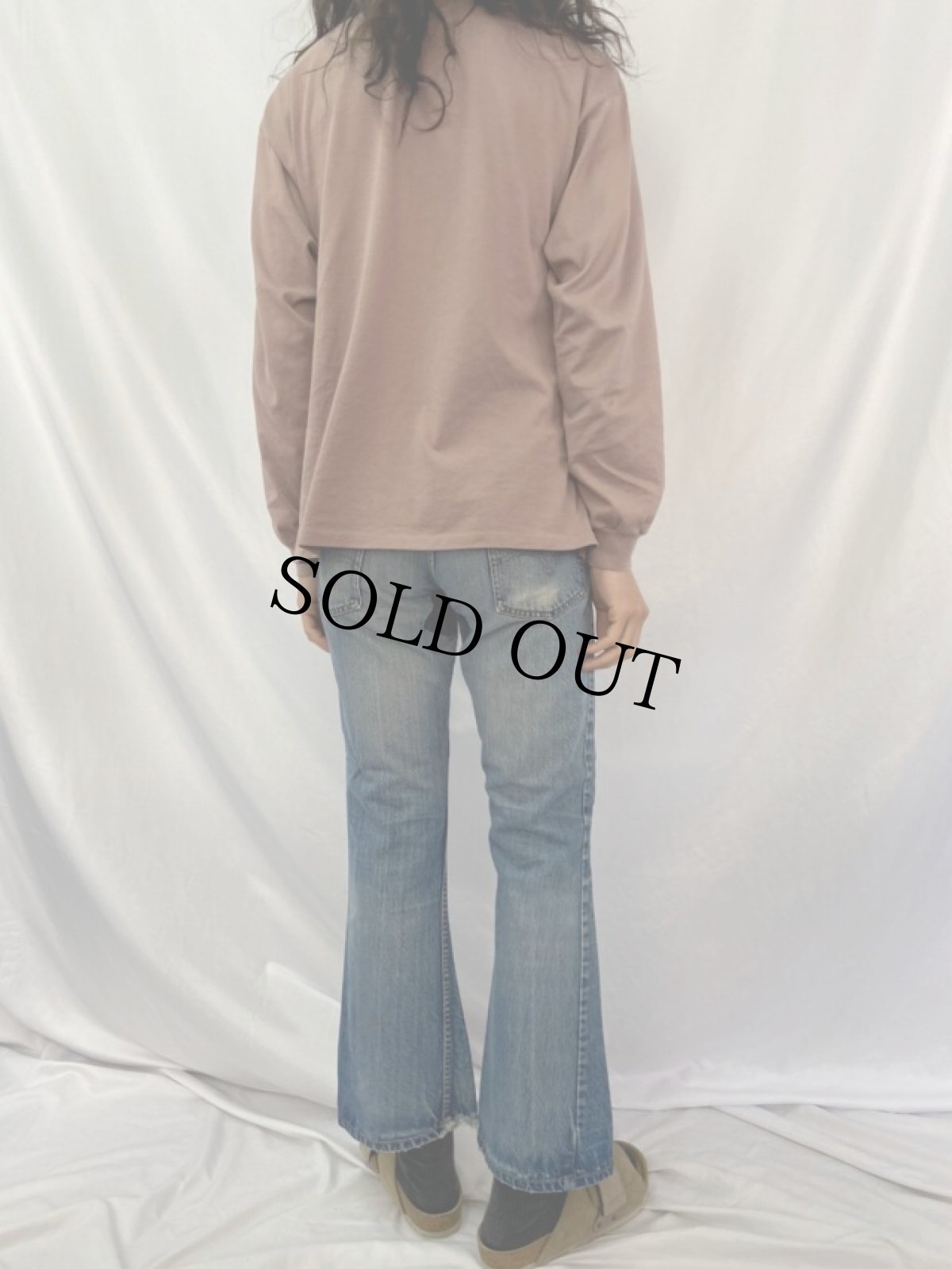 画像4: 70's Levi's 646 CANADA製 オレンジタブ ブーツカットデニムパンツ W30 (4)