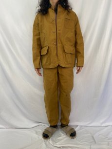 画像2: 70's L.L.Bean 筆記体タグ ダックハンティングジャケット&パンツ SETUP 40 (2)