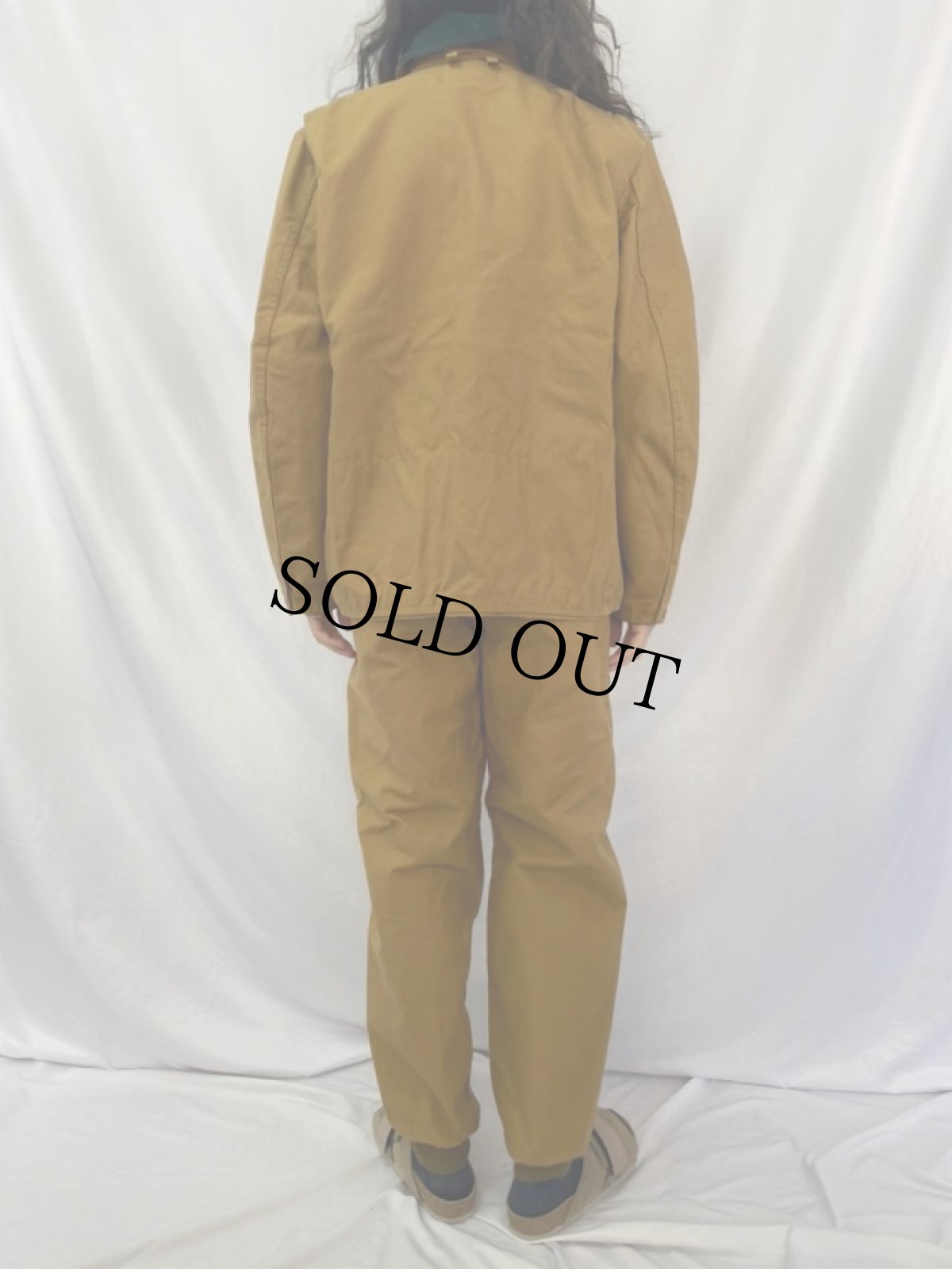 画像4: 70's L.L.Bean 筆記体タグ ダックハンティングジャケット&パンツ SETUP 40 (4)