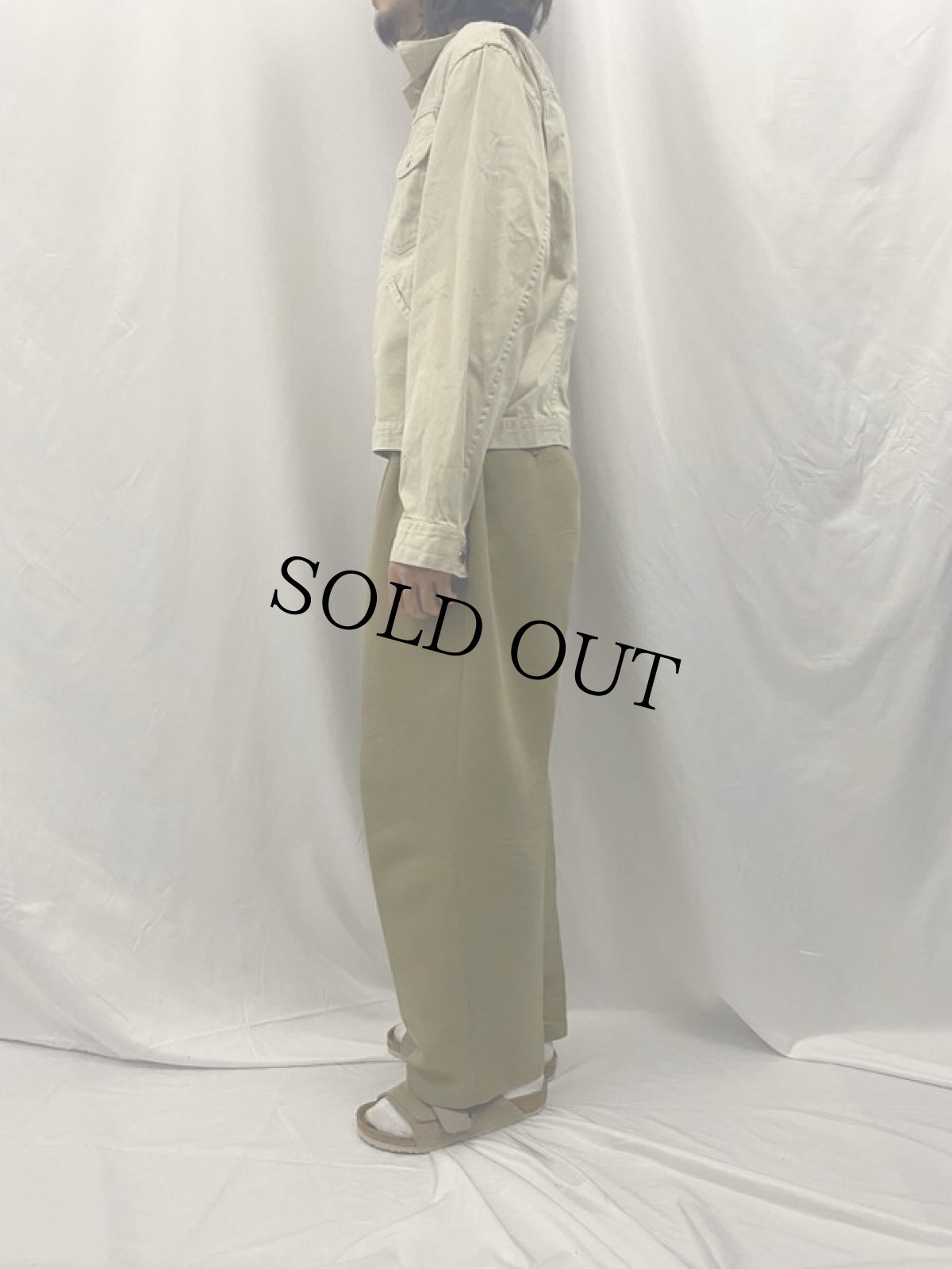 画像3: 60's Wrangler 33MJZ 縦ベル コットンサテンジャケット 44 (3)