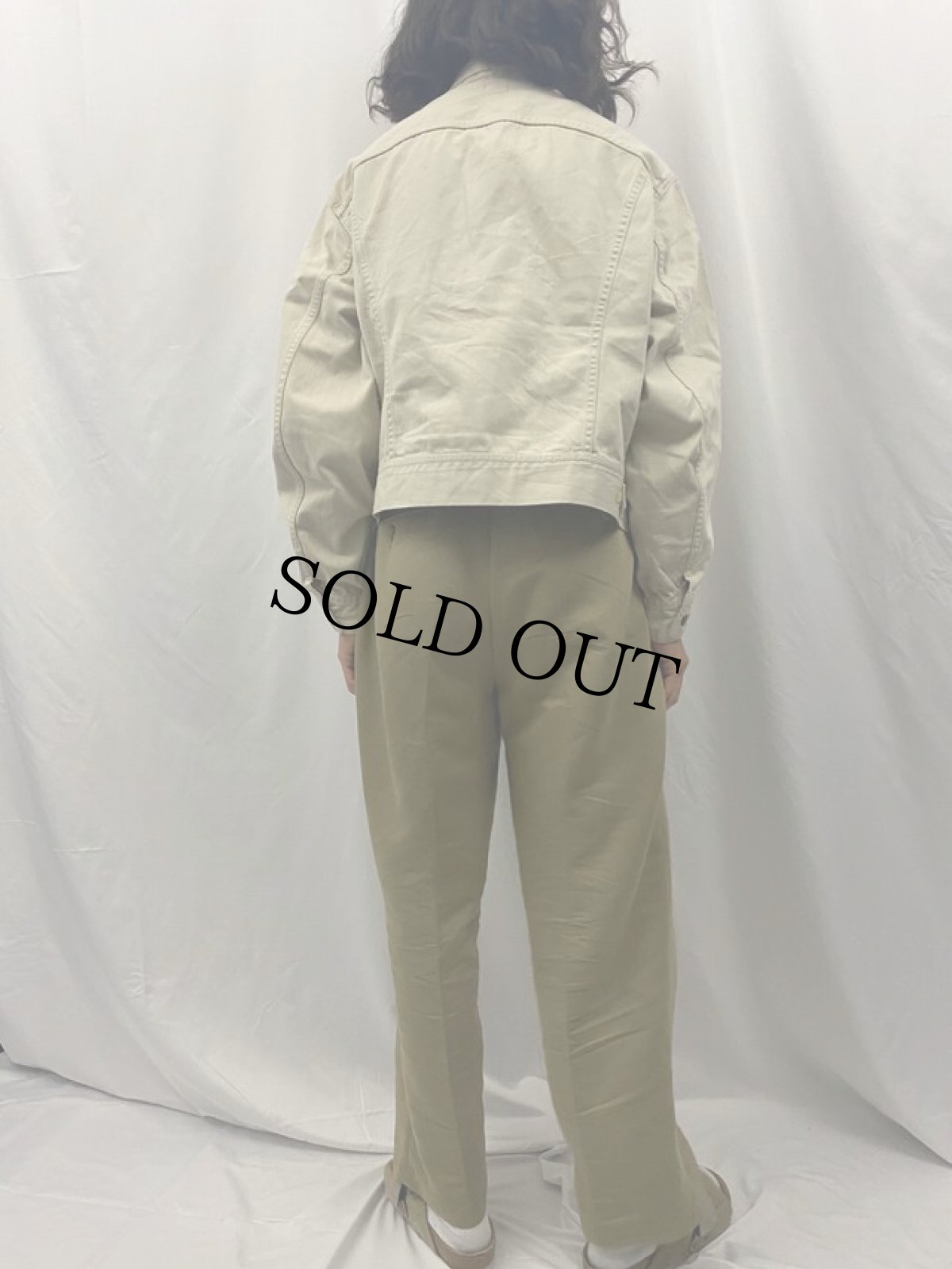 画像4: 60's Lee Westerner 100-J コットンサテンジャケット 48 (4)