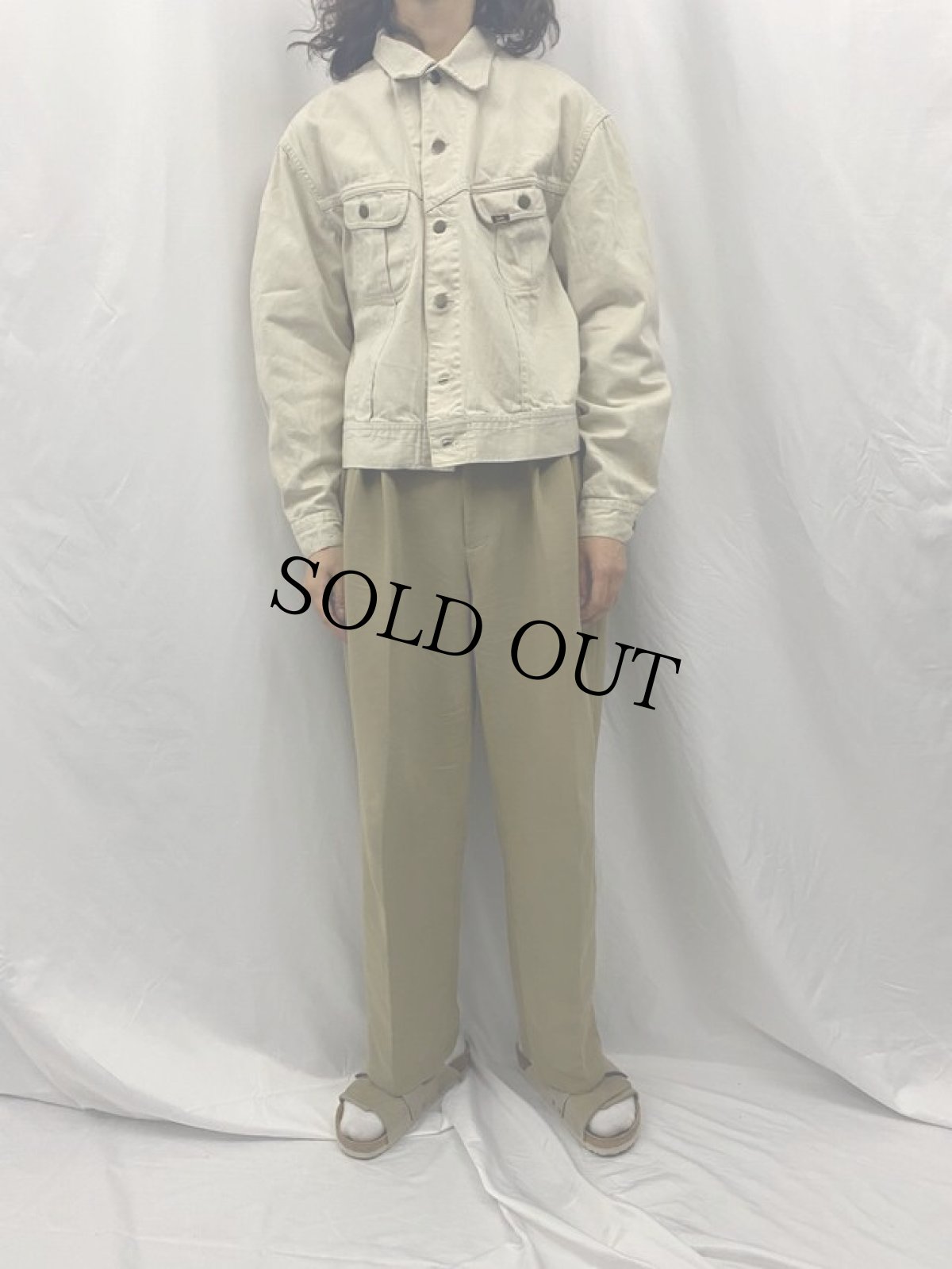 画像2: 60's Lee Westerner 100-J コットンサテンジャケット 48 (2)