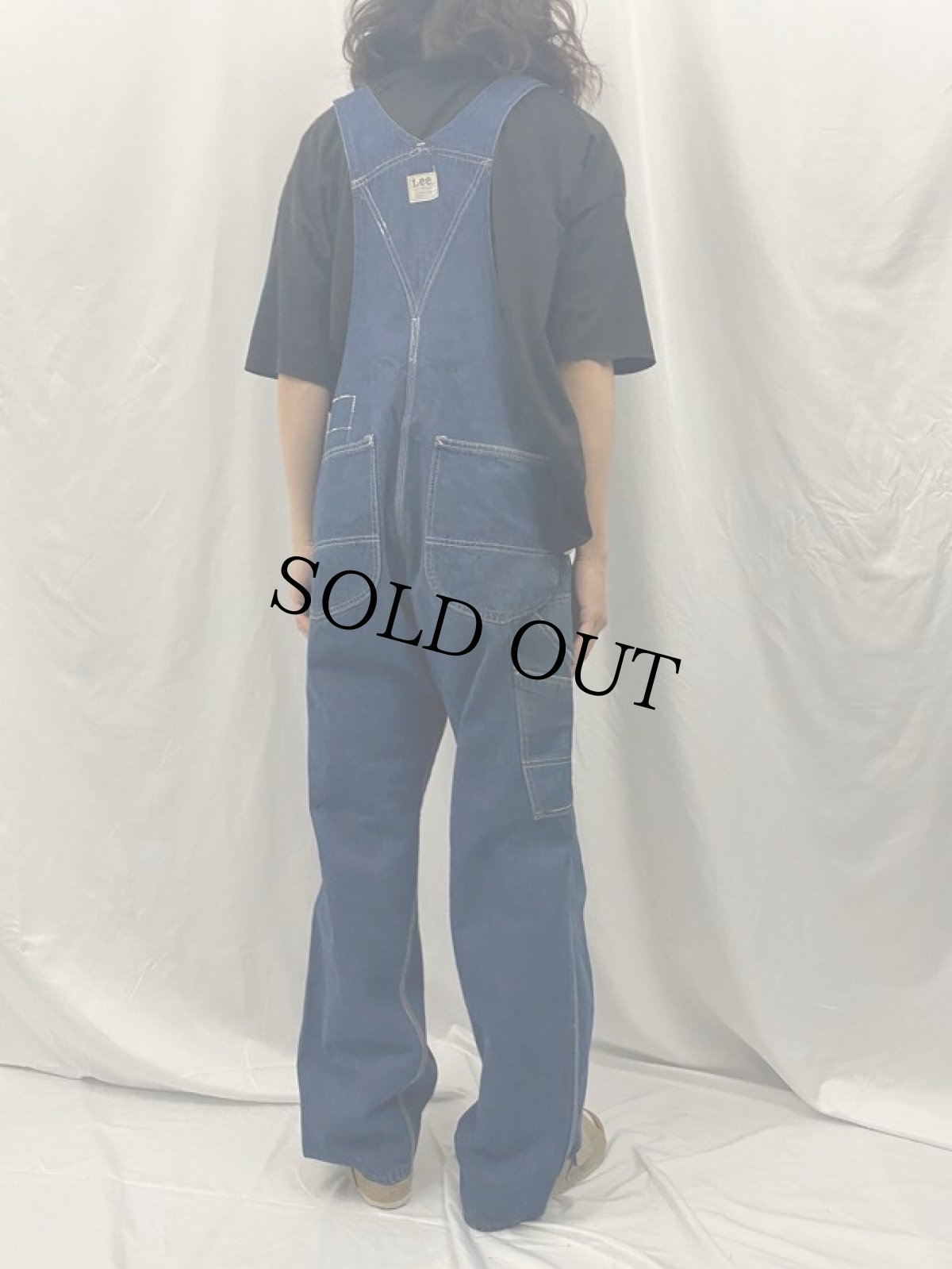 画像4: 70's Lee USA製 デニムオーバーオール (4)