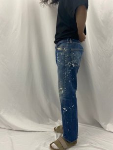 画像3: 60's LEVI'S 501XX "ギャラ無し&オフセット" 紙パッチ ペイント デニムパンツ W33 (3)