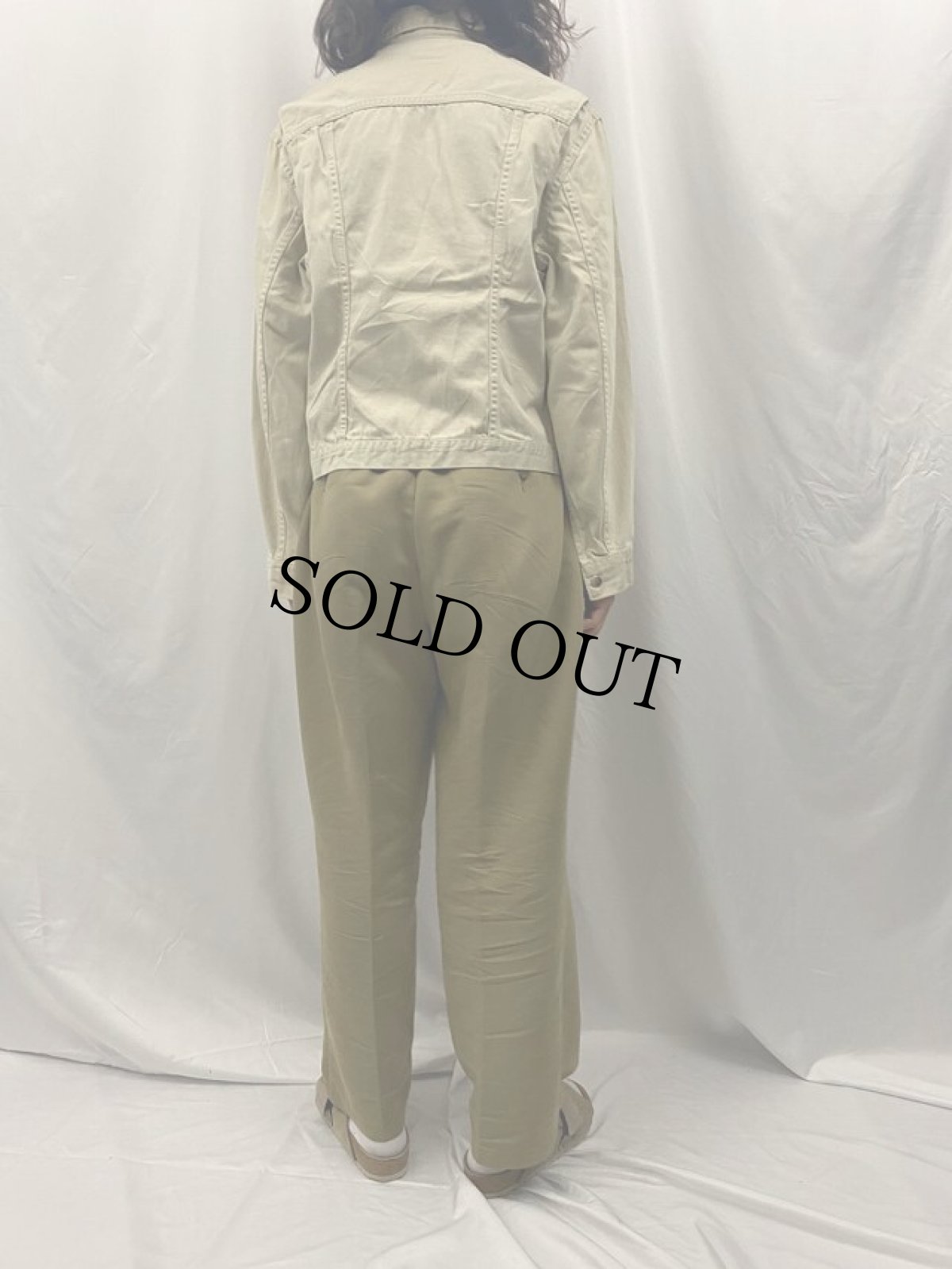 画像4: 60's Wrangler 33MJZ 縦ベル コットンサテンジャケット 44 (4)