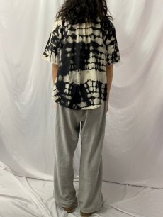 画像4: 90's VISION STREET WEAR USA製 タイダイ染め コットンシャツ M (4)