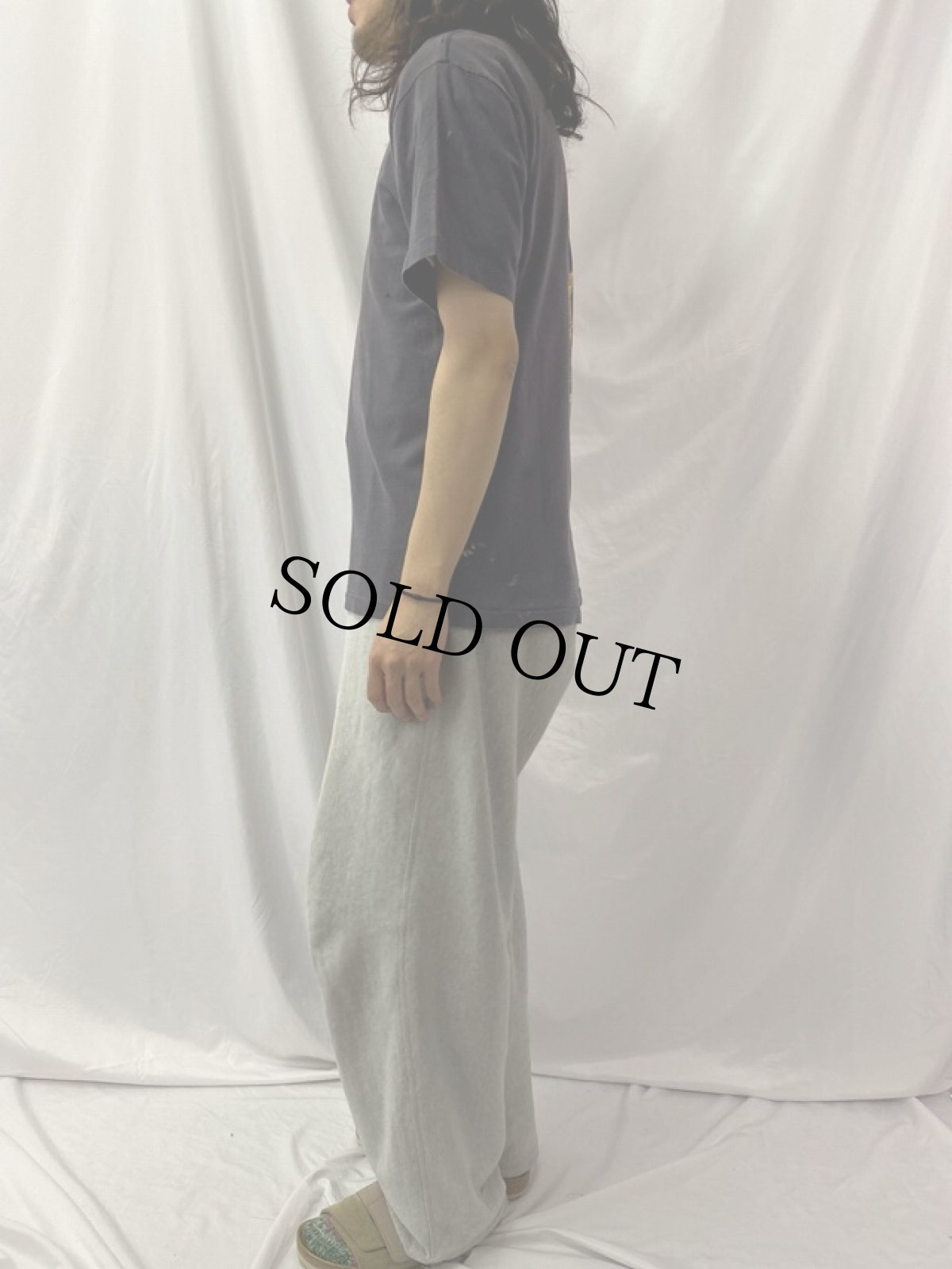 画像4: 80's SANTA CRUZ "CREEP" USA製 スカルイラストTシャツ L (4)