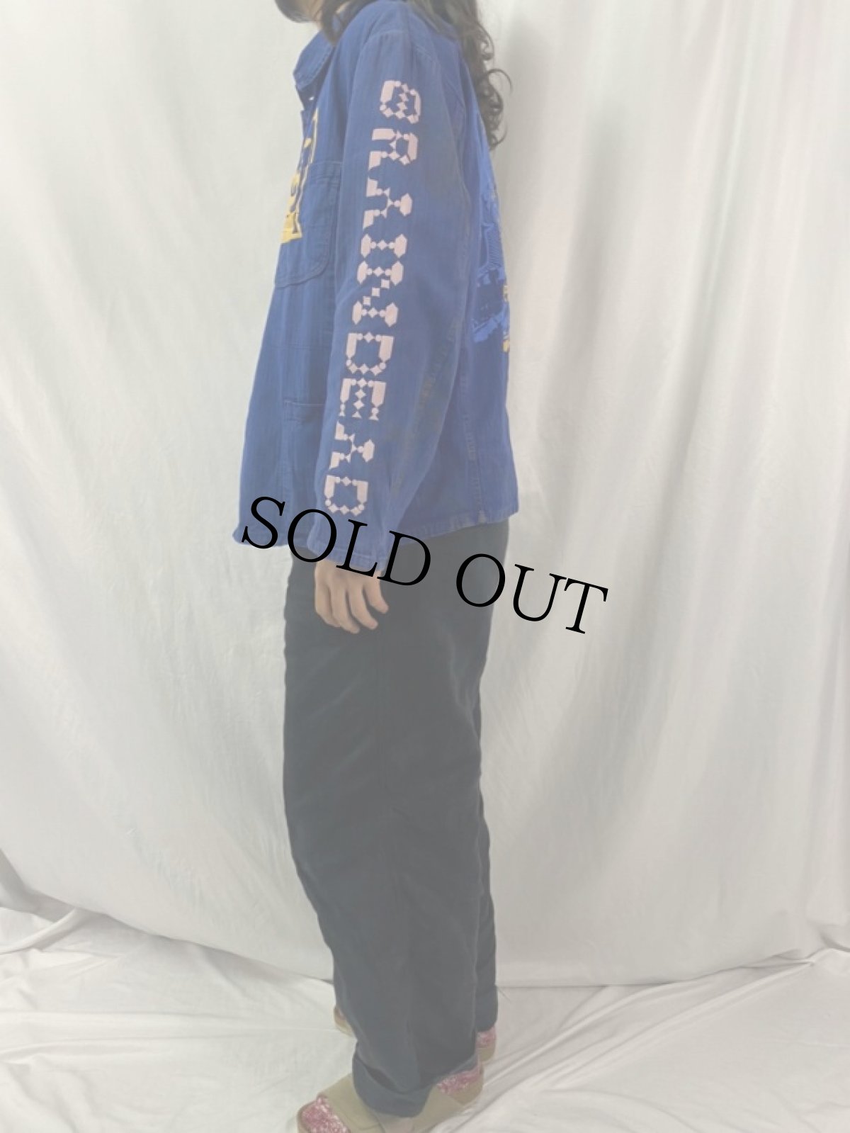 画像4: BRAIN DEAD リメイクカバーオール M (4)